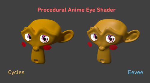 Procedural Anime Eye Shader preview image